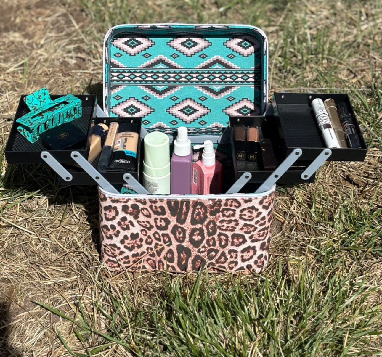 Leopard Makeup/Jewelry Box